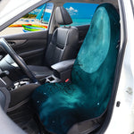 Night Sky And Full Moon Print Waterproof Car Seat Cover