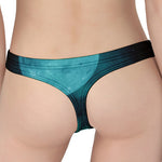 Night Sky And Full Moon Print Women's Thong