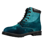Night Sky And Full Moon Print Work Boots