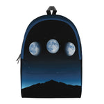 Night Sky And Moon Phase Print Backpack