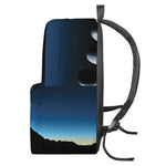 Night Sky And Moon Phase Print Backpack