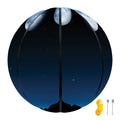 Night Sky And Moon Phase Print Basketball