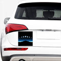 Night Sky And Moon Phase Print Car Sticker