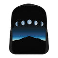 Night Sky And Moon Phase Print Casual Backpack