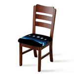 Night Sky And Moon Phase Print Chair Cushion Cover