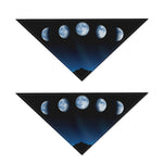 Night Sky And Moon Phase Print Dog Bandana