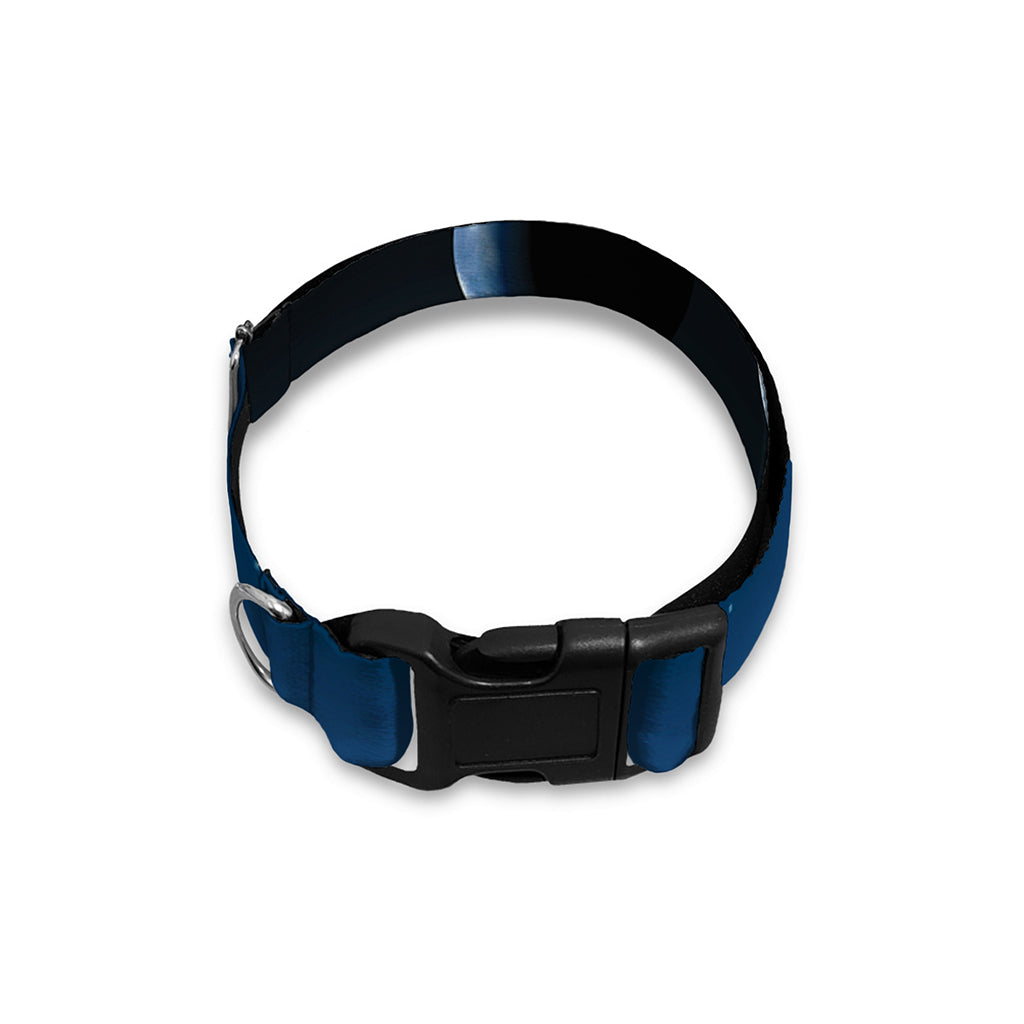 Night Sky And Moon Phase Print Dog Collar