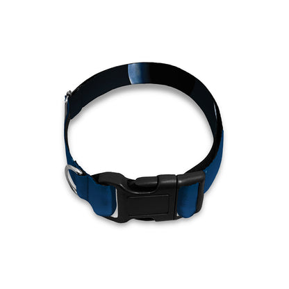 Night Sky And Moon Phase Print Dog Collar