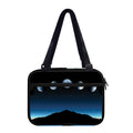 Night Sky And Moon Phase Print Double Strap Bible Bag