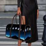 Night Sky And Moon Phase Print Duffle Bag
