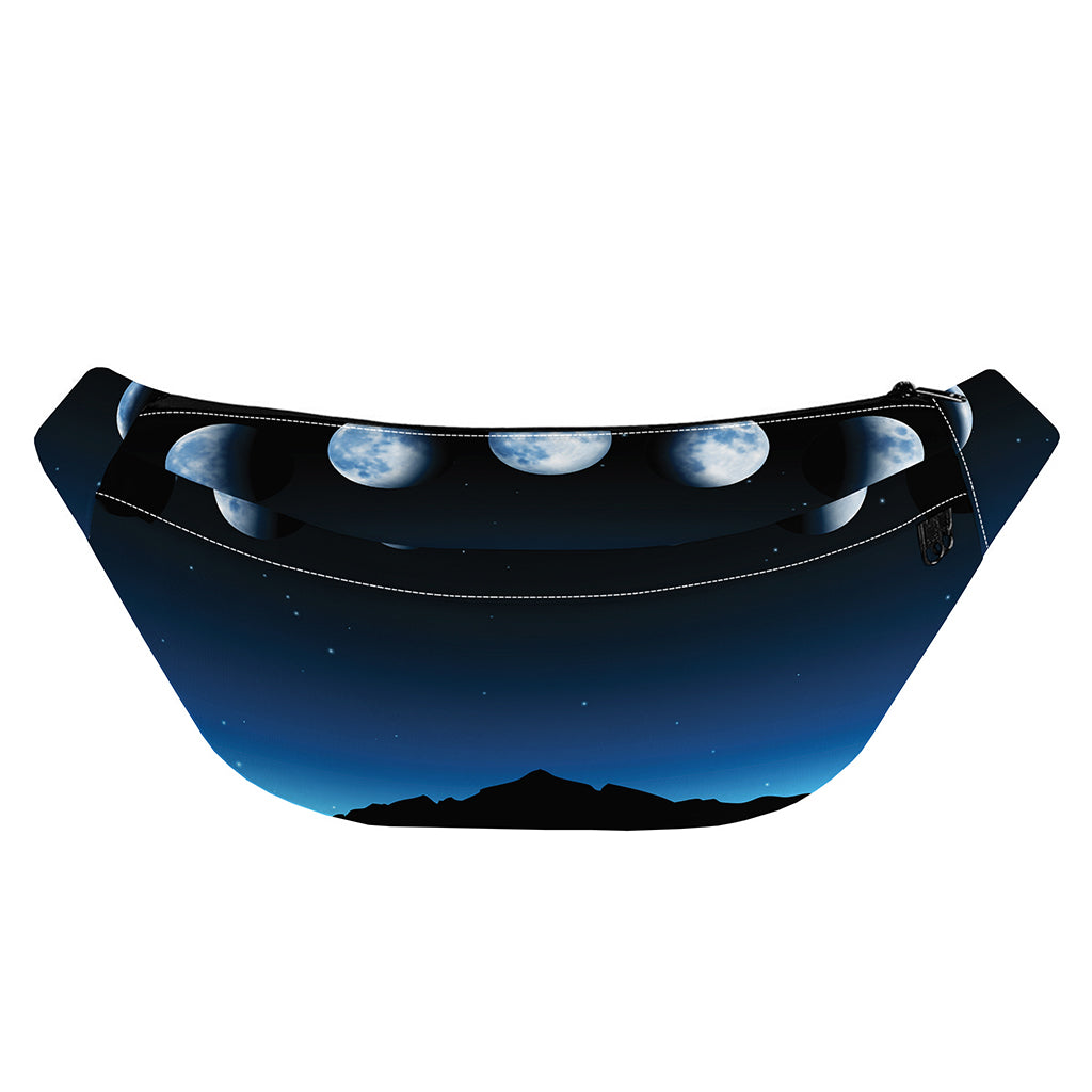 Night Sky And Moon Phase Print Fanny Pack