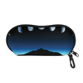 Night Sky And Moon Phase Print Glasses Case