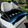 Night Sky And Moon Phase Print Golf Cart Seat Cover