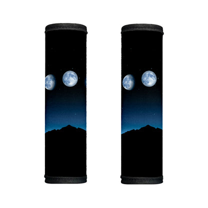 Night Sky And Moon Phase Print Handle Covers