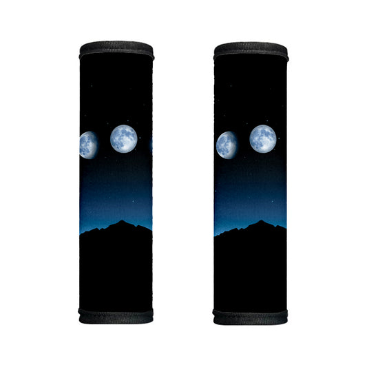 Night Sky And Moon Phase Print Handle Covers
