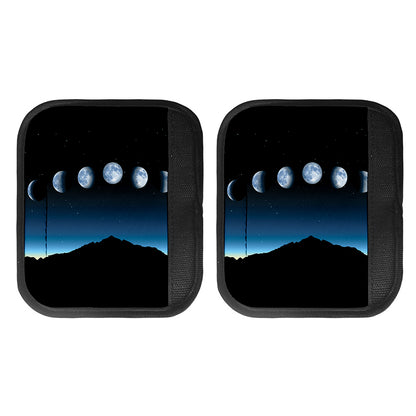 Night Sky And Moon Phase Print Handle Covers
