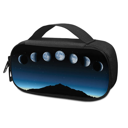 Night Sky And Moon Phase Print Insulin Cooler Travel Case