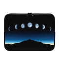 Night Sky And Moon Phase Print Laptop Sleeve