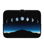 Night Sky And Moon Phase Print Laptop Sleeve