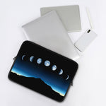 Night Sky And Moon Phase Print Laptop Sleeve