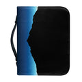 Night Sky And Moon Phase Print Leather Bible Cover