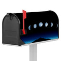 Night Sky And Moon Phase Print Mailbox Cover