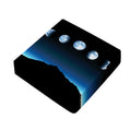 Night Sky And Moon Phase Print Outdoor Seat Cushion Cover