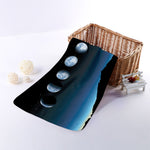 Night Sky And Moon Phase Print Towel
