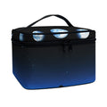Night Sky And Moon Phase Print Travel Makeup Bag
