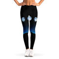 Night Sky And Moon Phase Print Women's Leggings