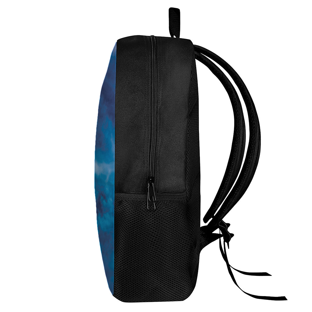 Night Sky And Moonlight Print 17 Inch Backpack