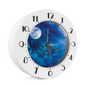 Night Sky And Moonlight Print Alarm Clock