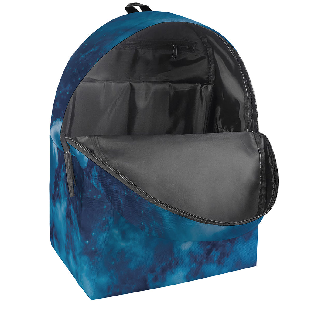 Night Sky And Moonlight Print Backpack