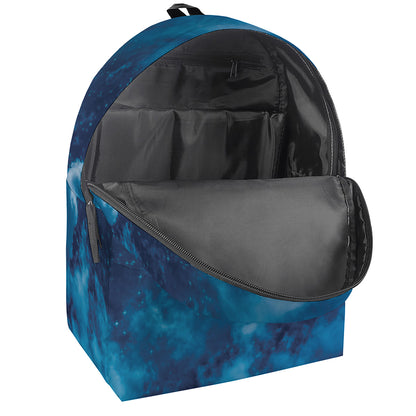 Night Sky And Moonlight Print Backpack