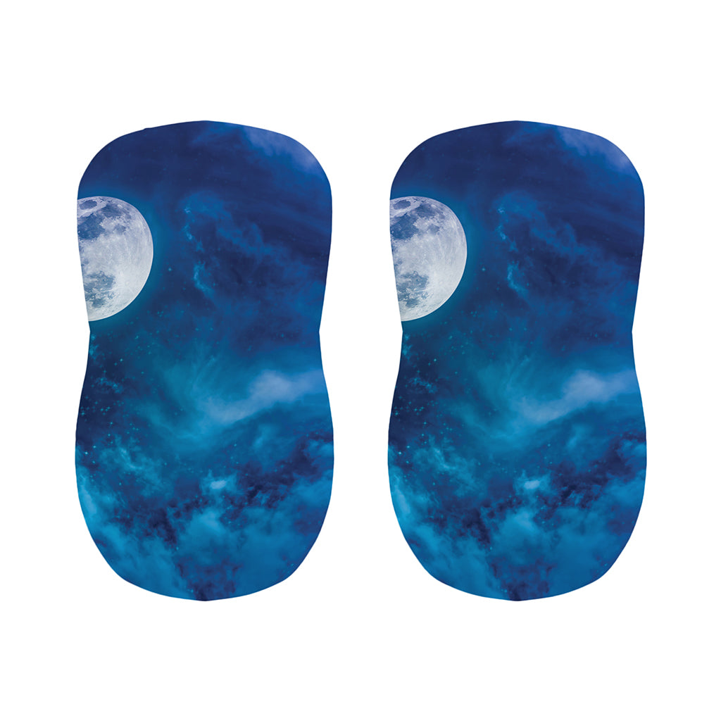 Night Sky And Moonlight Print Bar Stool Covers
