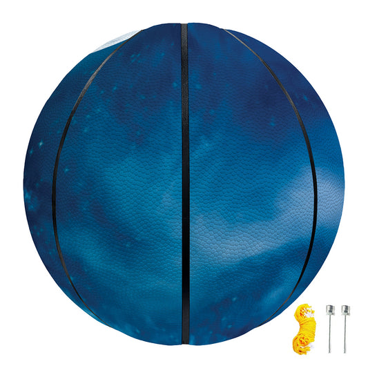 Night Sky And Moonlight Print Basketball