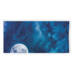 Night Sky And Moonlight Print Beach Towel