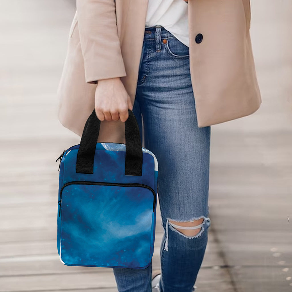 Night Sky And Moonlight Print Bible Tote Bag