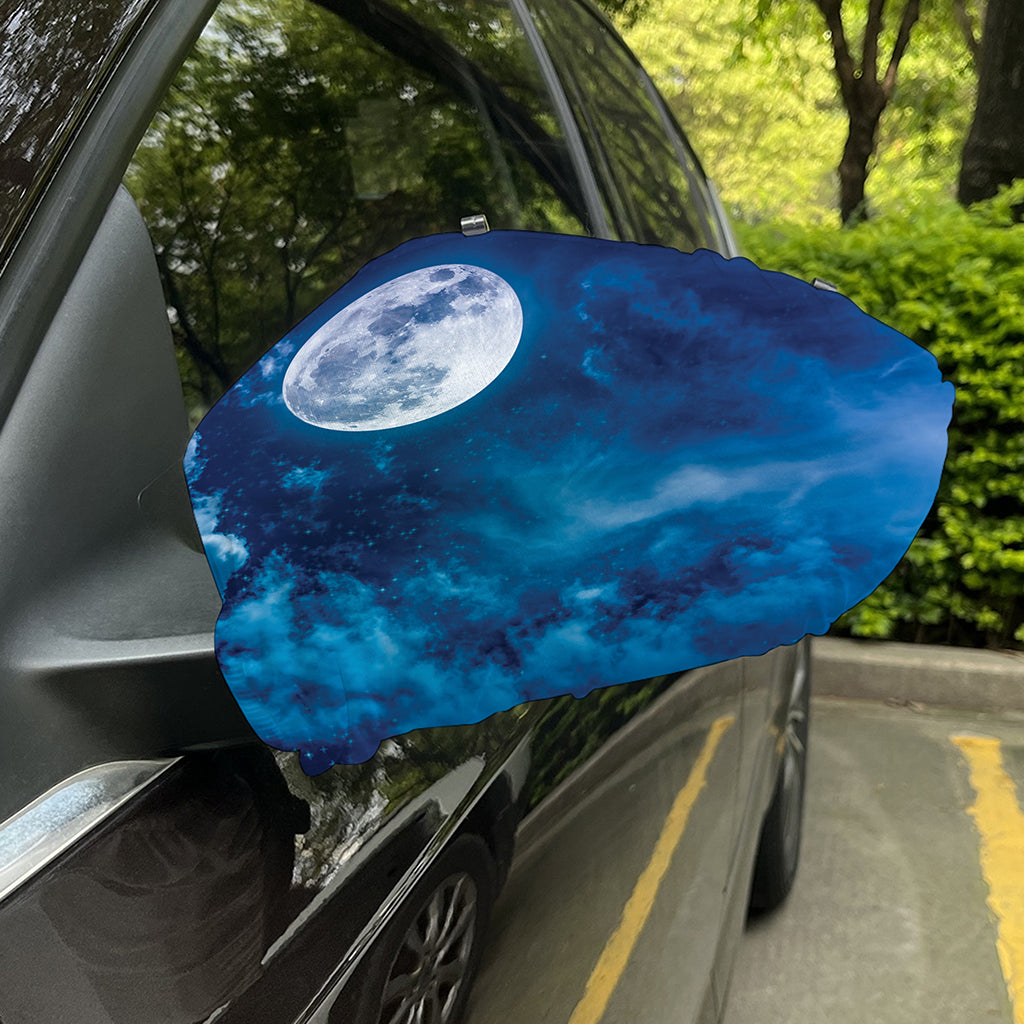 Night Sky And Moonlight Print Car Side Mirror Covers