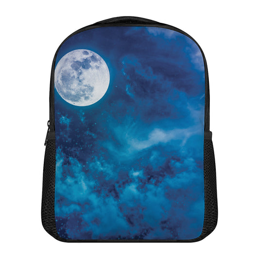 Night Sky And Moonlight Print Casual Backpack