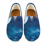 Night Sky And Moonlight Print Casual Shoes