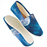 Night Sky And Moonlight Print Casual Shoes