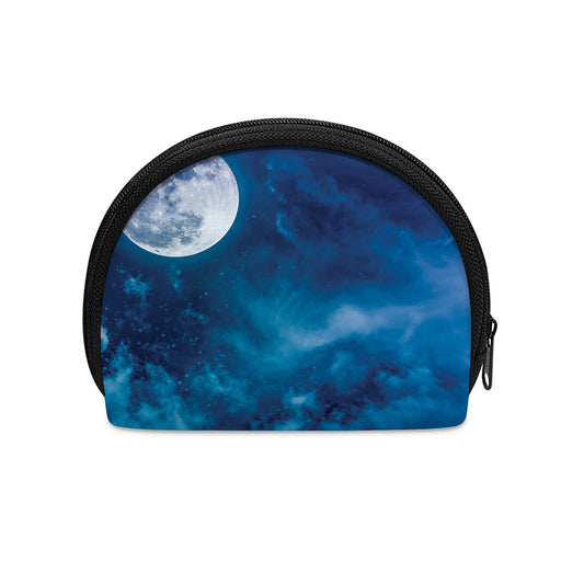 Night Sky And Moonlight Print Coin Purse