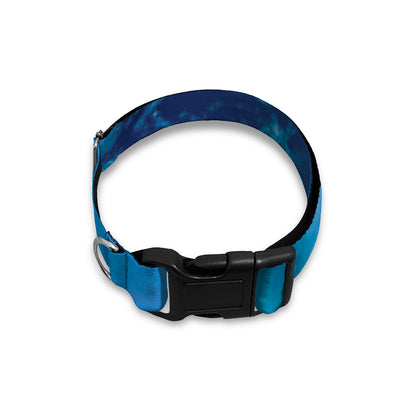 Night Sky And Moonlight Print Dog Collar