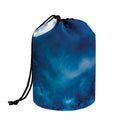 Night Sky And Moonlight Print Drawstring Makeup Bag