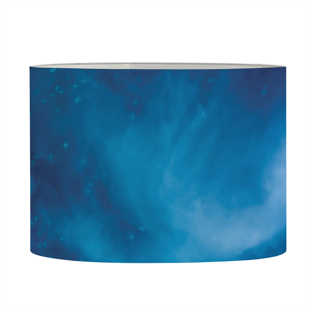 Night Sky And Moonlight Print Drum Lamp Shade