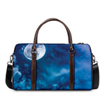Night Sky And Moonlight Print Duffle Bag