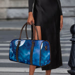 Night Sky And Moonlight Print Duffle Bag