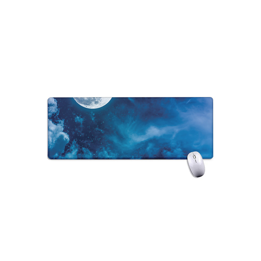 Night Sky And Moonlight Print Extended Mouse Pad