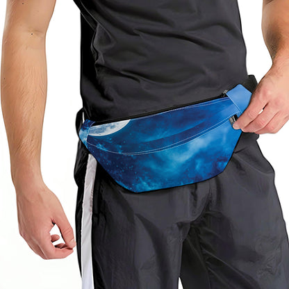 Night Sky And Moonlight Print Fanny Pack